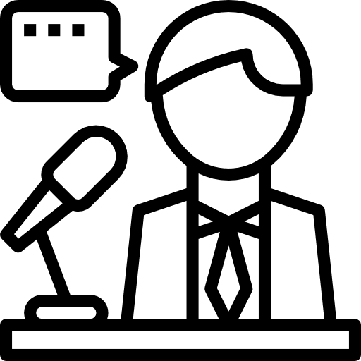 Speech man micro microphone icon