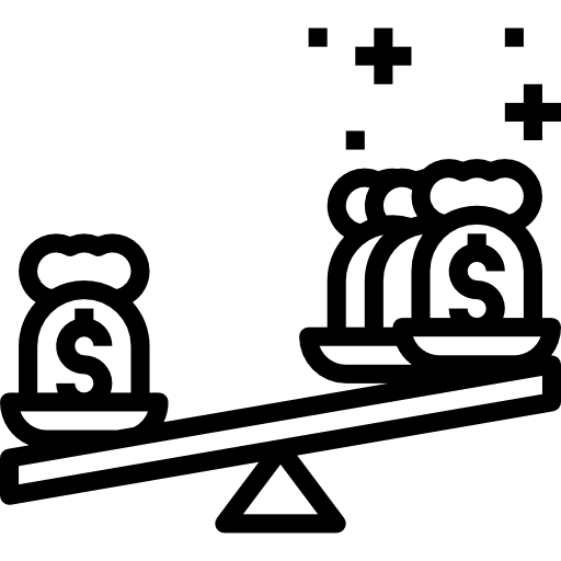 Balance money balance dollar icon