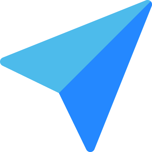 Send airplane paper instagram share icon