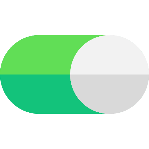 Switch toggle button interface button icon