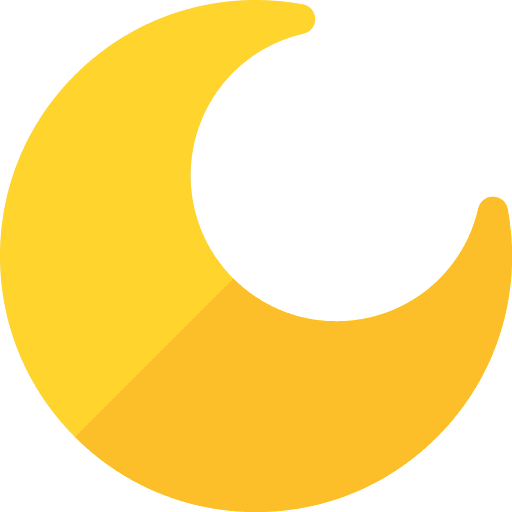 Night moon stars moon phases icon