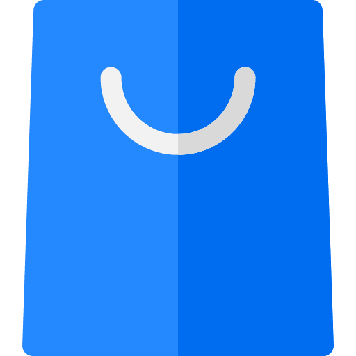 Shopping bag bag commerce supermarket icon