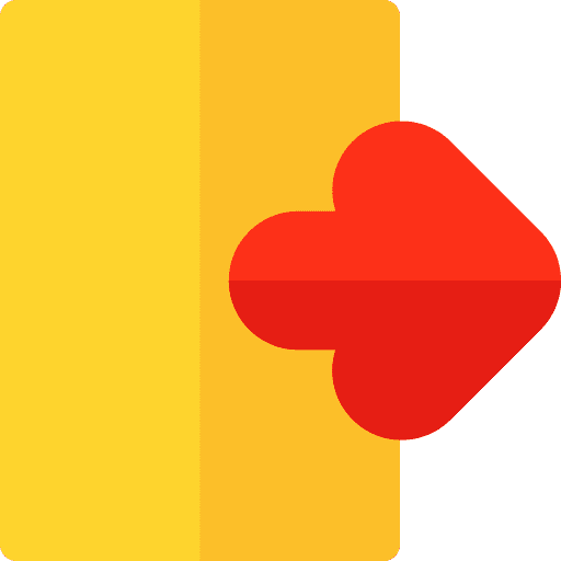 Logout exit multimedia arrows icon