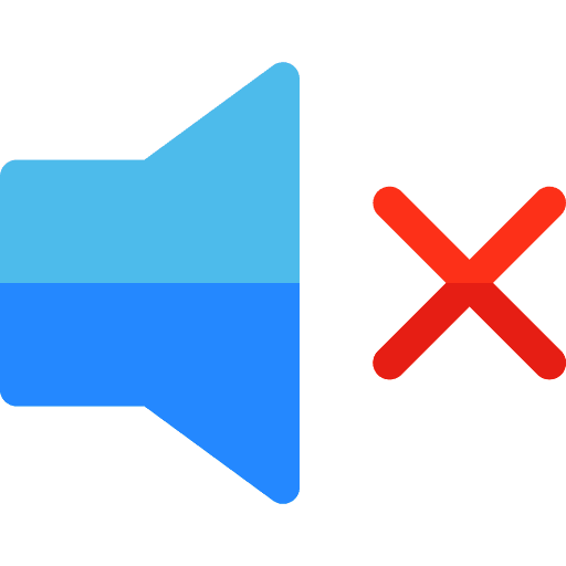 Mute interface multimedia option volume icon