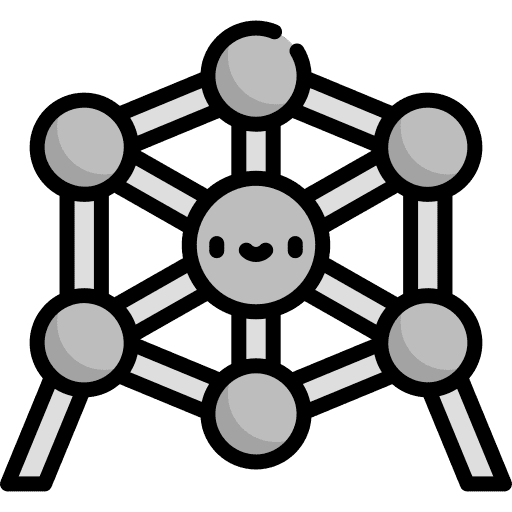Atomium europe architecture and city atomium icon
