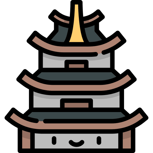 Temple japan monument oriental icon