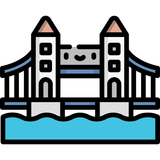 Tower bridge london tower bridge building icon