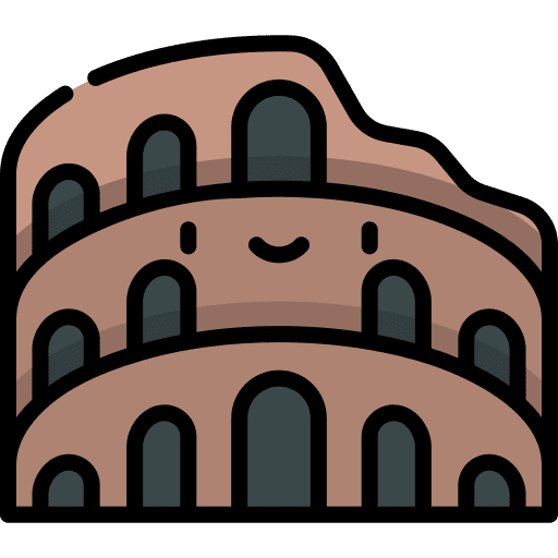 Colosseum architectonic rome colosseum icon