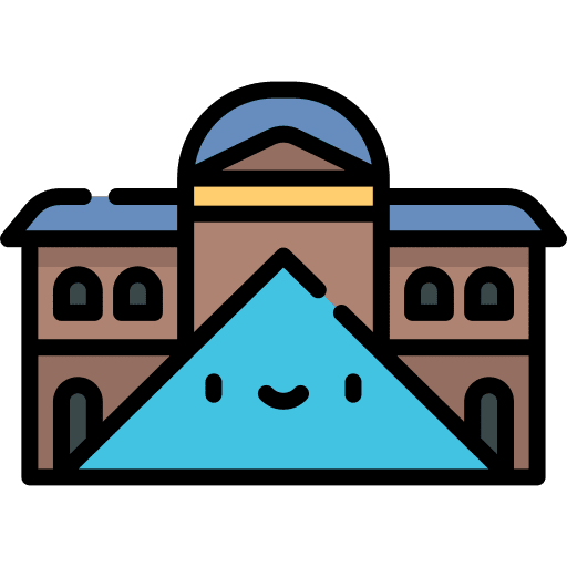 Louvre louvre france paris icon