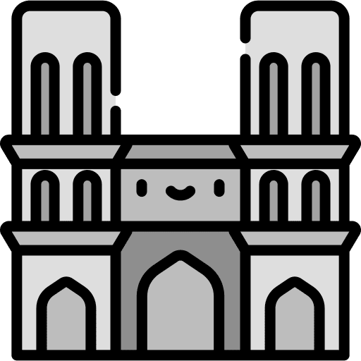 Notre dame paris monument catholic icon