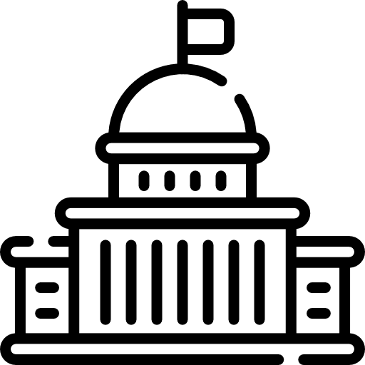 Capitol political landmark monuments icon