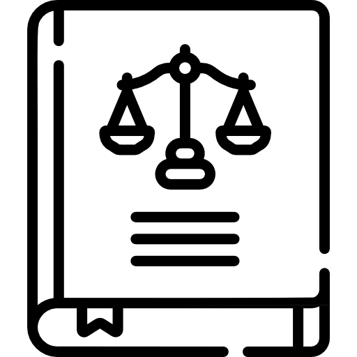 Law book justice law book law icon