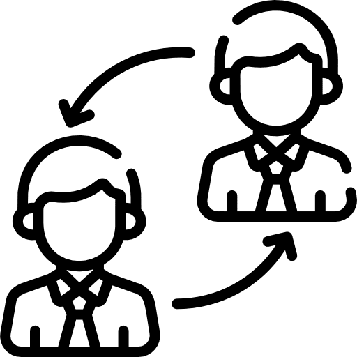 Debate politicians debate politics icon