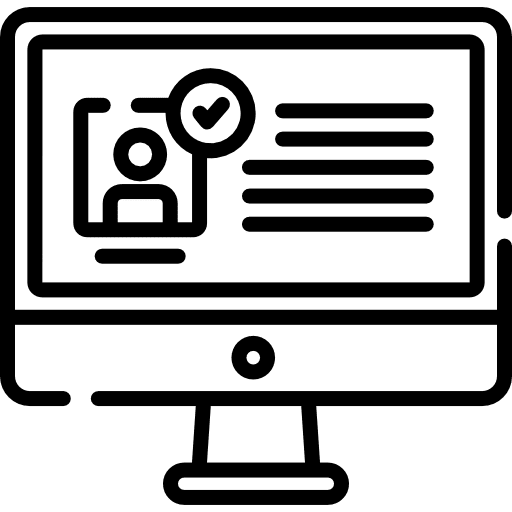 Monitor computer monitor profile icon