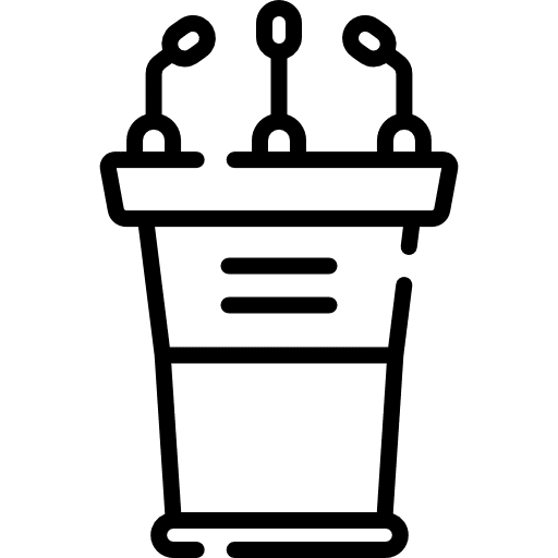 Speech communications education conference icon