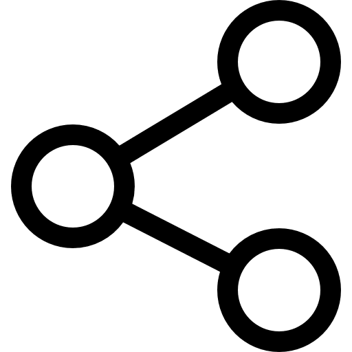 Share social network social media interface icon