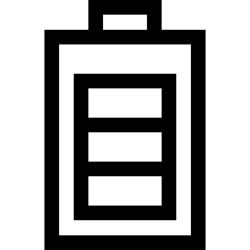 Battery battery level battery technology icon
