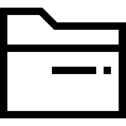 Folder file storage data storage office material icon