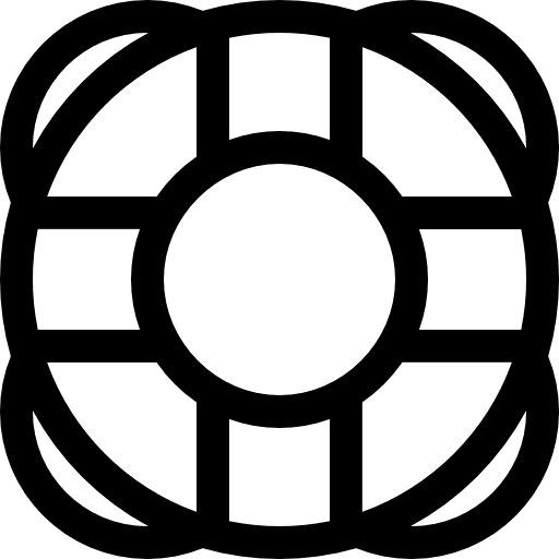 Lifesaver lifebuoy security floating icon