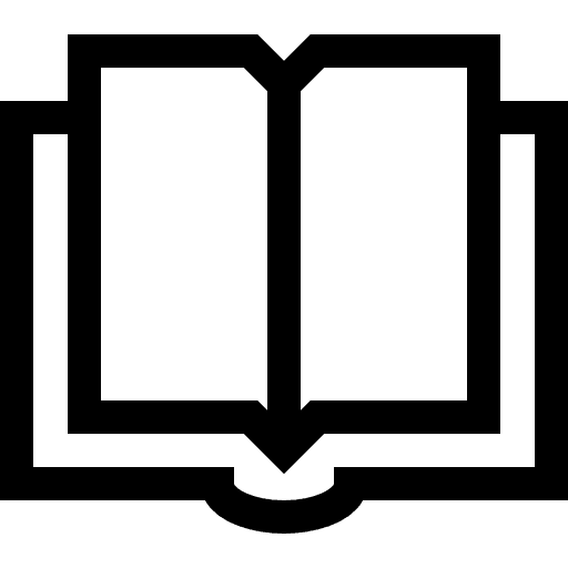 Open book books book literature icon