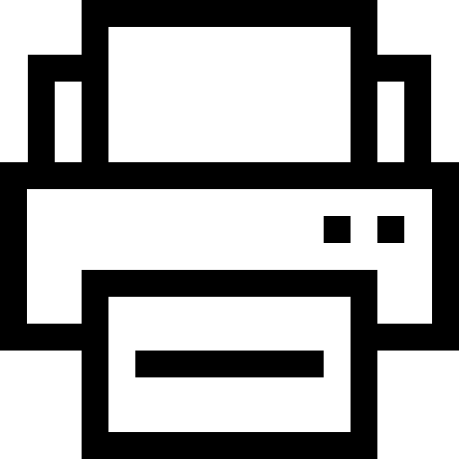 Printer printer ink tools and utensils icon