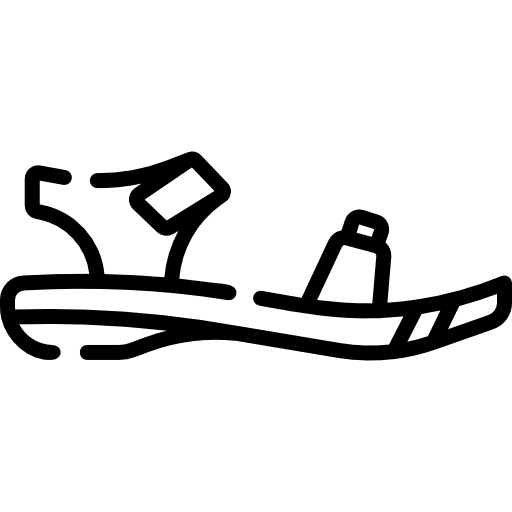 Sandals flip flop slipper footwear icon