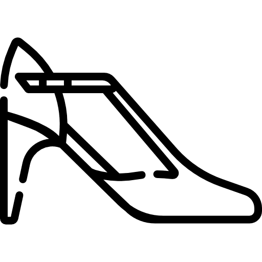 High heel elegant shoes fashion icon