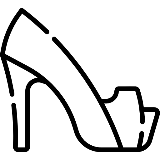 High heel high heels high heel elegant icon