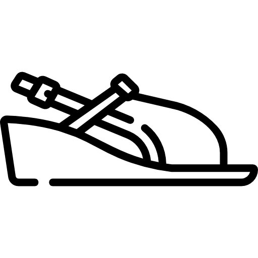 Sandals slipper shoes footwear icon