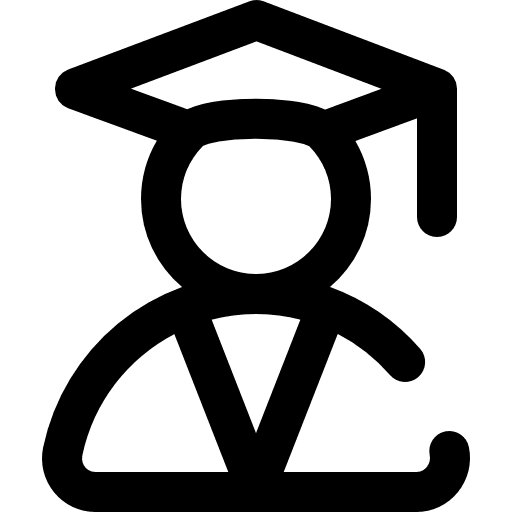 Student user academy advanced training icon