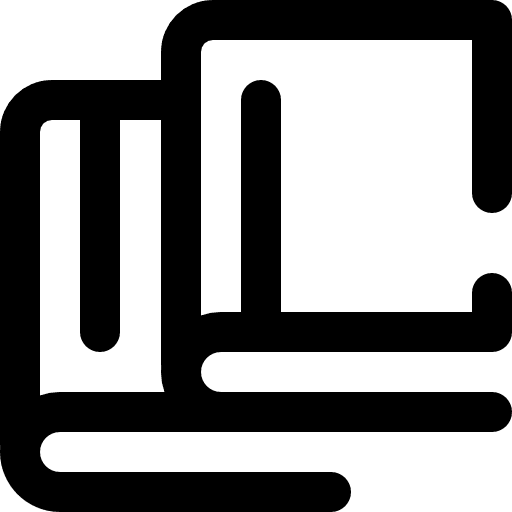 Book stack stacks educative icon