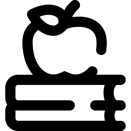Knowledge reading book study icon