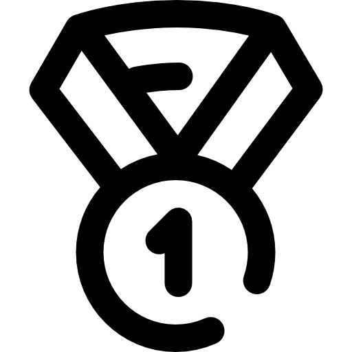 Medal winner award medal icon