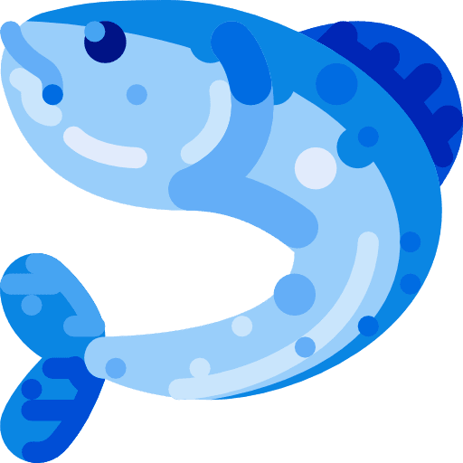 Fish animals river sea icon