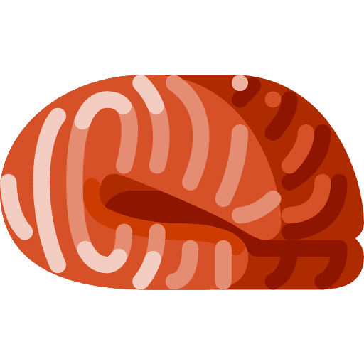 Fish healthy food and restaurant salmon icon
