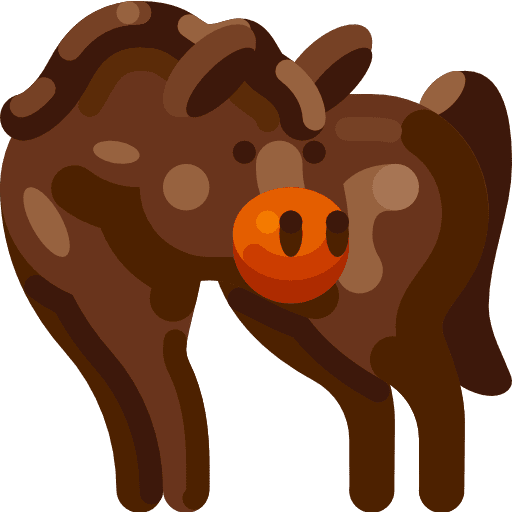 Horse equine mammal animals icon