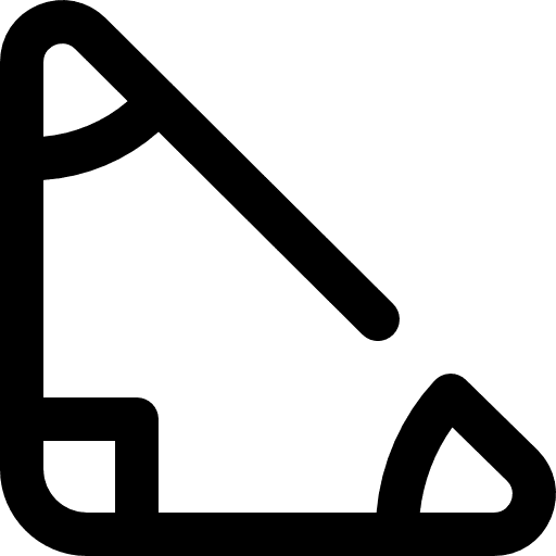 Trigonometry trigonometry shapes and symbols right triangle icon