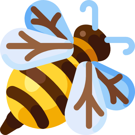 Bee farming and gardening wild wings icon