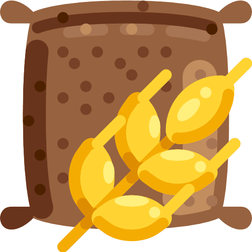 Grain grain grain bag wheat grain icon
