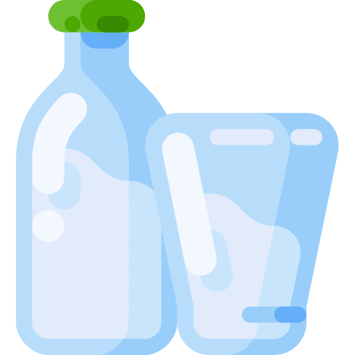 Milk drink breakfast farming and gardening icon