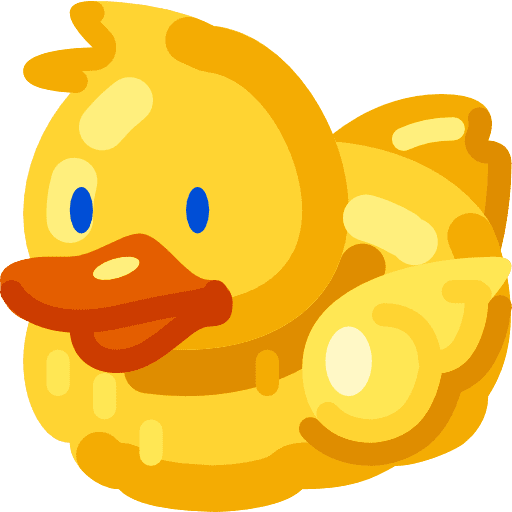 Duck duck farm animals icon