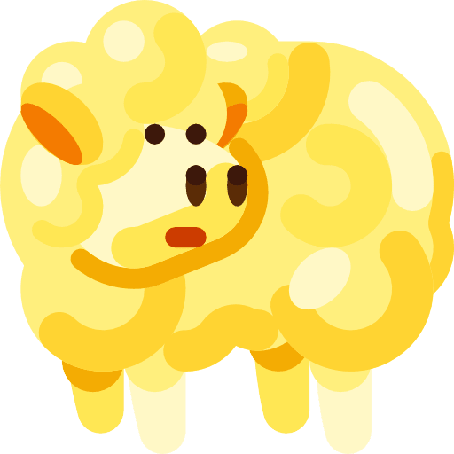 Lamb farm goat animal icon