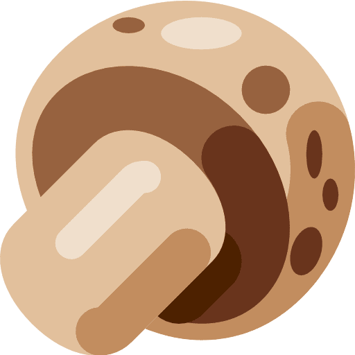 Mushroom diet food vegan icon