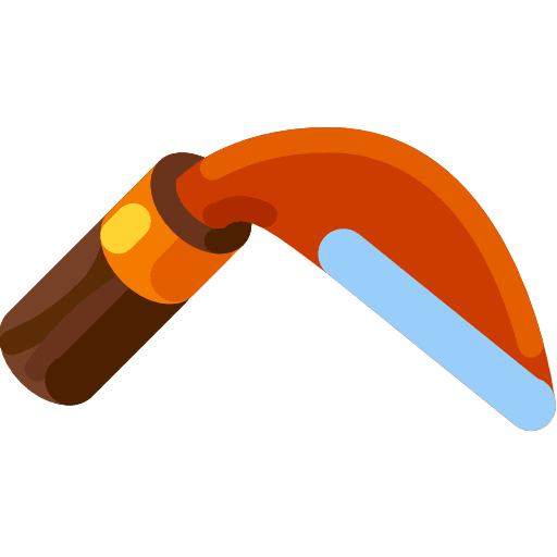 Sickle farming cut farming and gardening icon