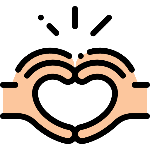 Friendship hands and gestures friendship trust icon