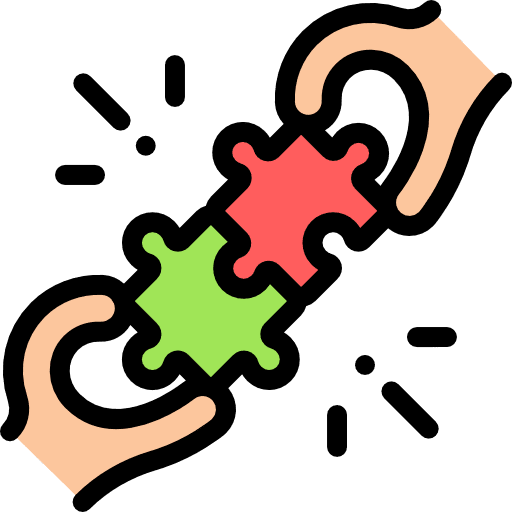Puzzles jigsaw hobbies and free time strategy icon