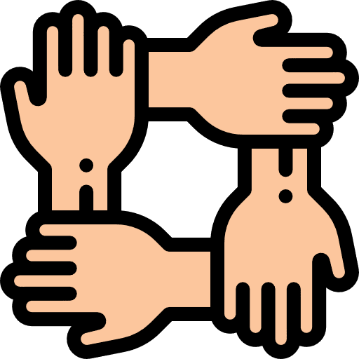 Together team cohesion group icon