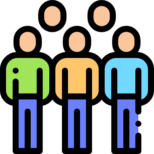 Community team friendship group icon