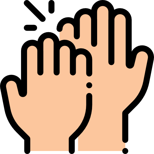 High five gestures friends high five icon