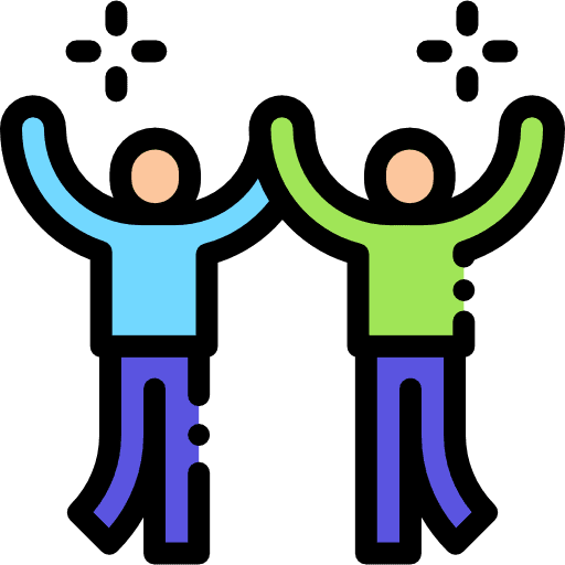 Teammate friends team friendship icon